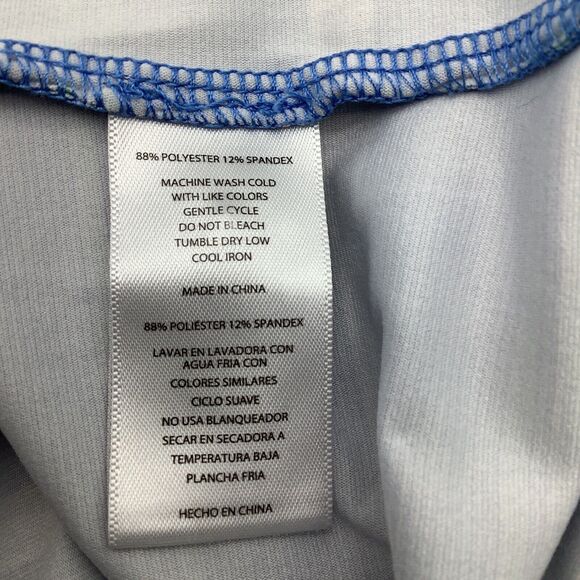 Hickey Freeman Mens Short‎ Sleeve Golf Polo Blue Striped Size Large - Picture 6 of 7